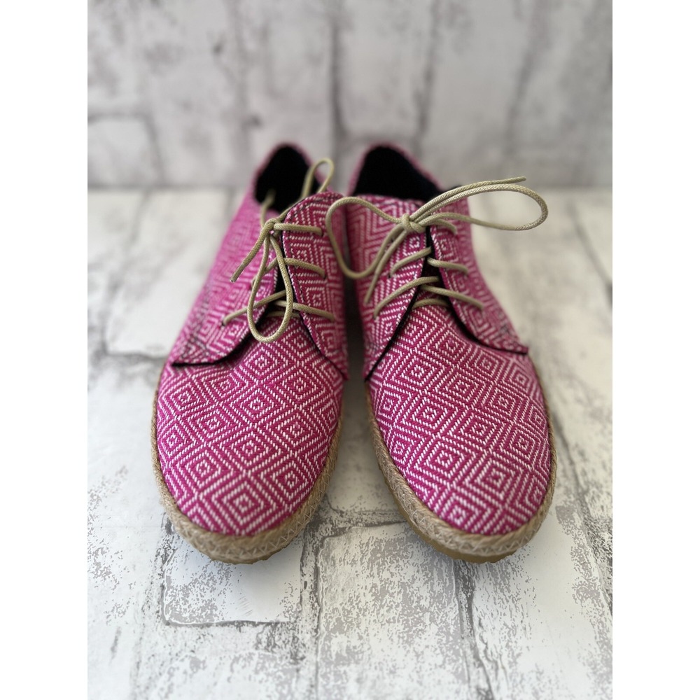 Patara Taj Pink Nomad Casual Sneakers Women Lace Up Shoes Size 6
